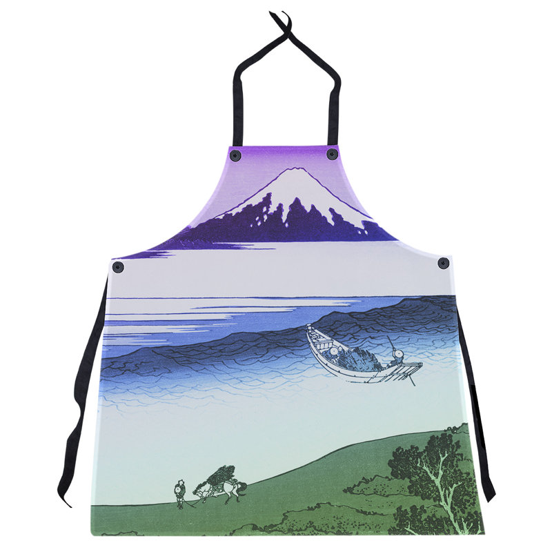 Bib Apron, Purple/Blue/Green