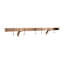Rolled End Bar Handcrafted Wall Bracket Pot Rack