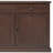 Setterlund Dark Walnut Solid Wood 2 Door 2 Drawer Buffet Cabinet