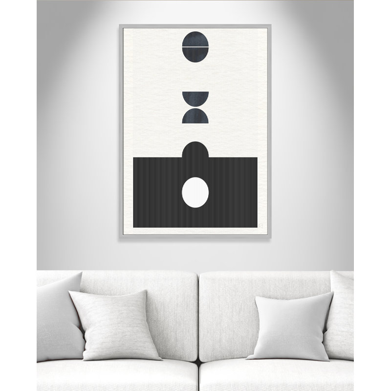 Eclipse I by Susan Jill, Matte Silver Framed, 41.5" H x 29.5" W x 0.75" D