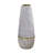 Regal Stone Decorative Vase with Gold Accents-1613673164
