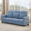 Canapé de 89 pouces, canapé surdimensionné à 3 places, canapé en tissu de chenille avec large accoudoir et appui-tête amovible-1098220542