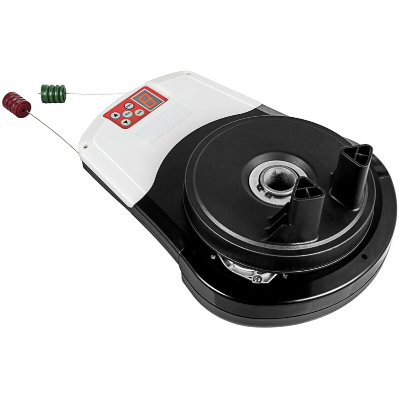 Ouvre-porte de garage à enroulement, télécommande 800 N Lift Force de 164 pi, ouvre-porte à enroulement électrique 110 V, ensemble d'ouvre-porte de garage avec 2 télécommandes, s'applique pour le garage