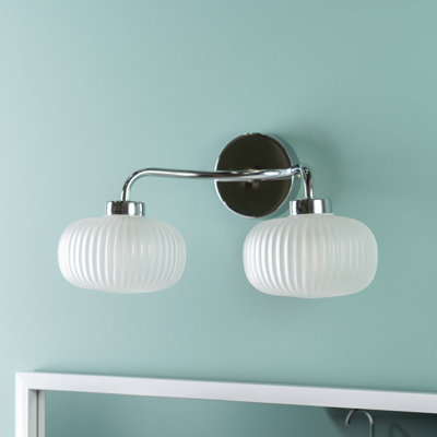 Aniva Glass Armed Sconce