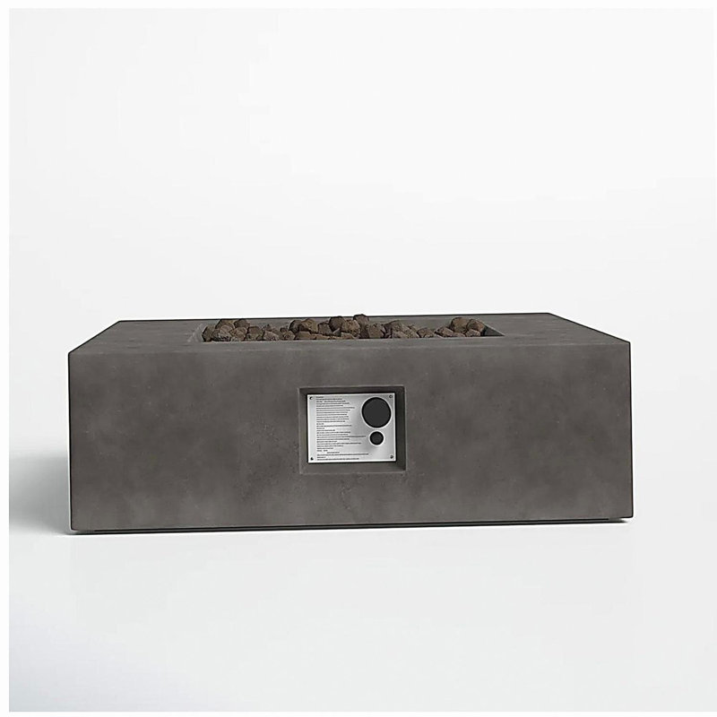 Concrete Outdoor Fire Pit Table