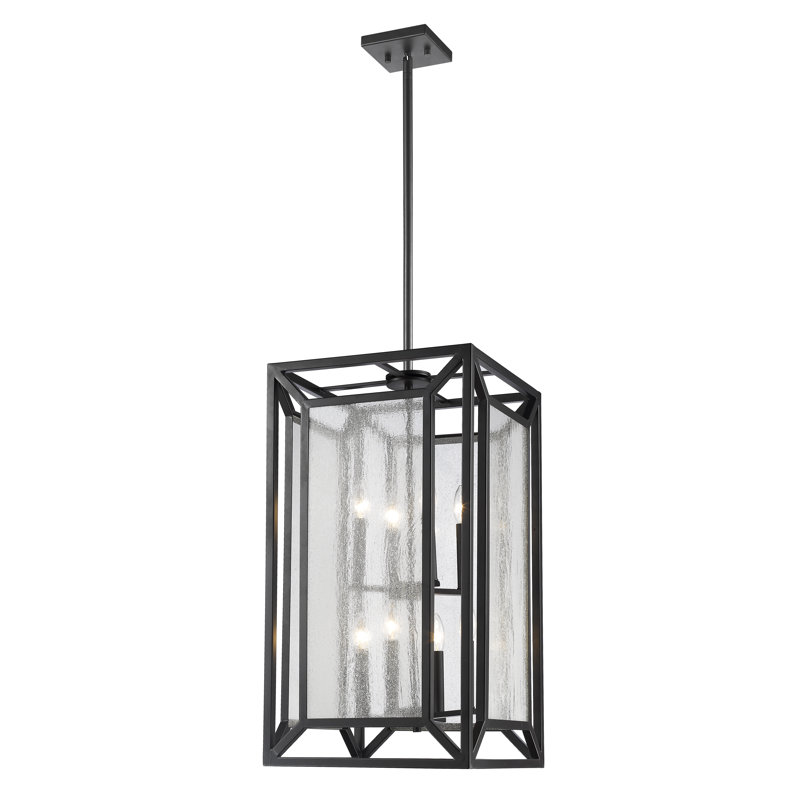 Cadre/lustre carré 8 lumières unique Belkis