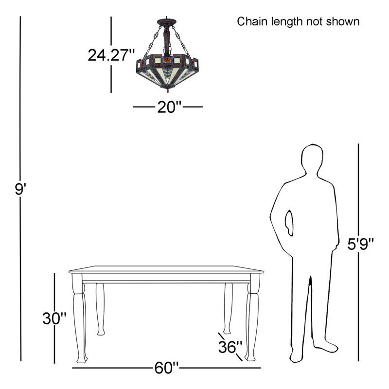 Hodgkins 3 - Light Unique/Statement Pendant