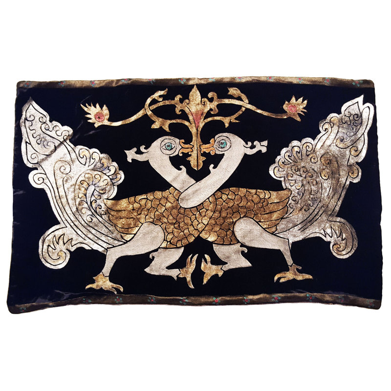 Phoenix Velvet Rectangular Pillow Cover