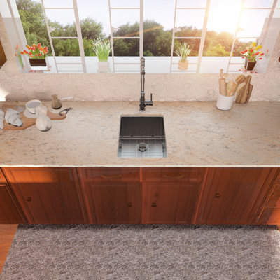 15 " L Undermount Single Bowl Stainless Steel Kitchen Sink
