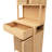 Natural Tea Cabinet, 1-2 Drawer Storage, Rustic Design, For Home & Bathroom, 70.8 In. X 27.08 15.02 In., 55.94 Lb Weight Ample Bathroom Decor,