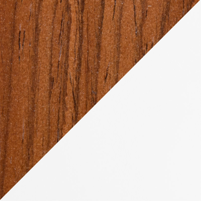 Chaise en similicuir blanc noyer - design contemporain, pieds courbés, rembourrés pour plus de confort, utilisation à l'intérieur, capacité de 250 lb chacun, bois d'assemblage requis, cuir, siège confortable, capacité,