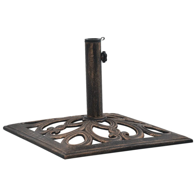 Tabitha 12kg Cast Iron Free Standing Umbrella Base, Bronze
