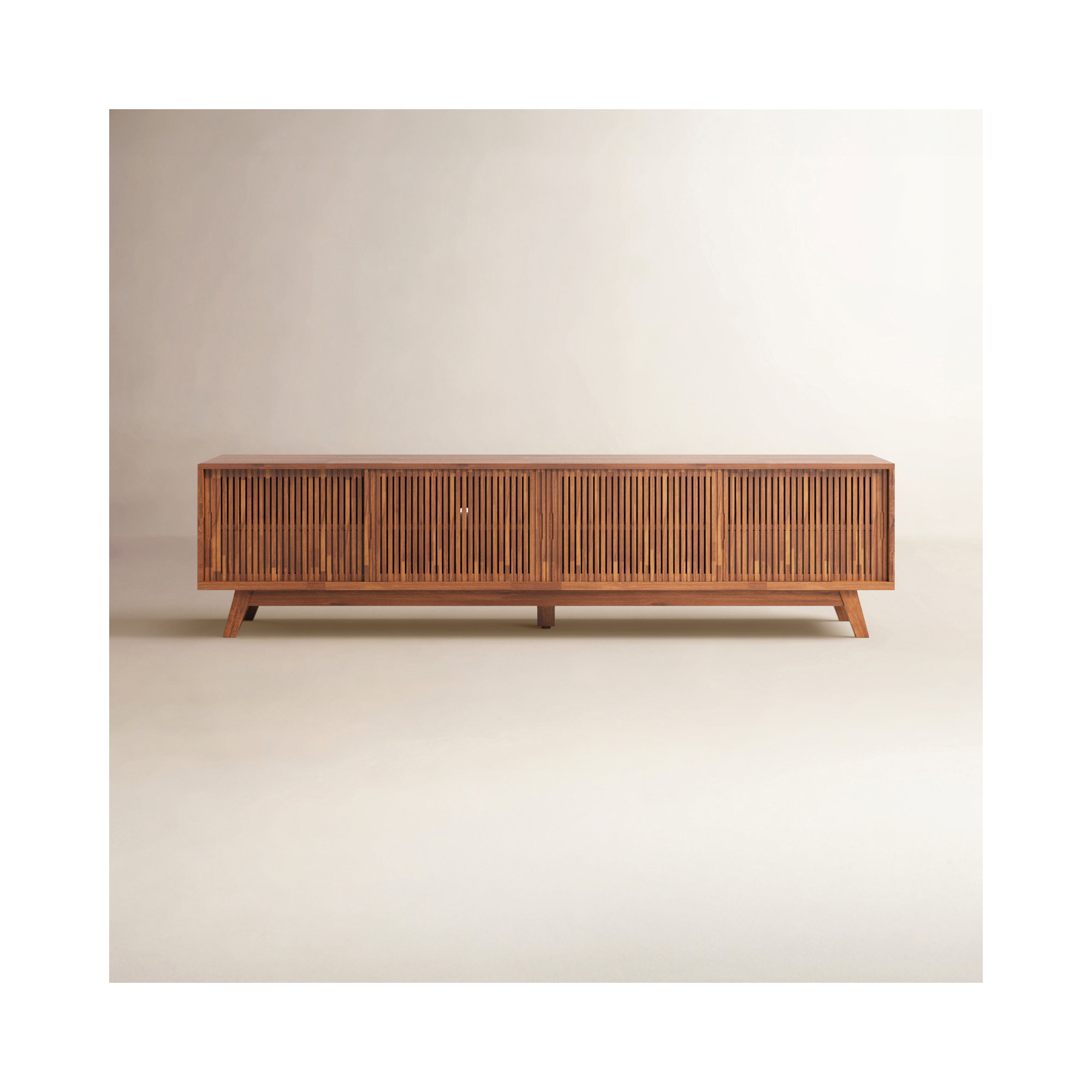 Burton 79'' Media Console, Brown