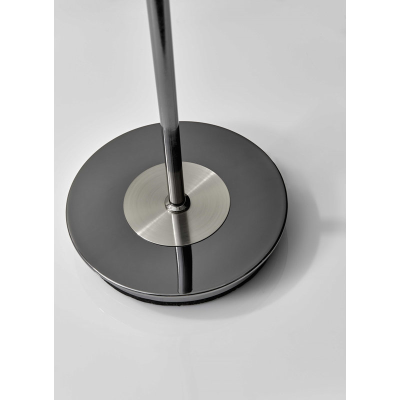 Milos 71.5'' Torchiere Floor Lamp, Black Nickel