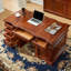 American high-end retro style carved desk-1740372985
