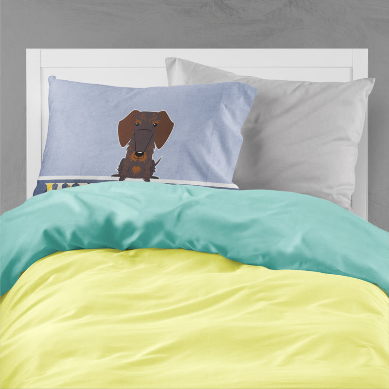 Microfiber, Chocolate Wire Haired Dachshund