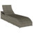 Folding Sun Lounger With Cushion And Storage Poly Rattan-940521239-940521243