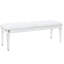 Banc de détente moderne gris avec revêtement, pieds en tissu d'ameublement en acrylique gris, 53,53 po Profond