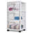Sterilite 3 Drawer Storage Cart, Rolling Cart with Wheels to Organize Clothes in Bedroom, Closet