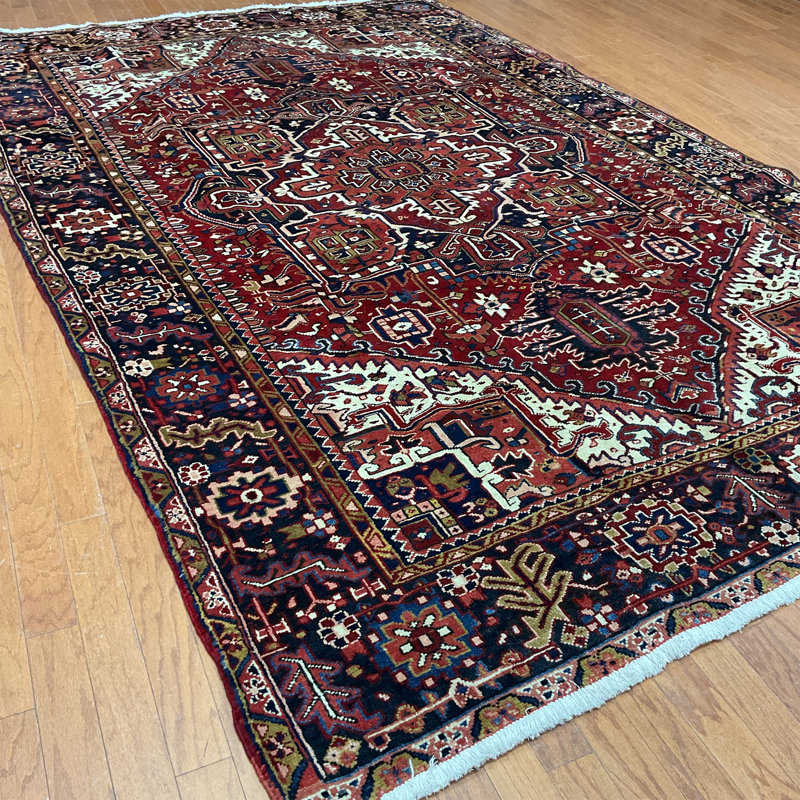 HERAT ORIENTAL Handmade Heriz Wool Rug