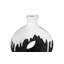 Vase en porcelaine avec trou circulaire