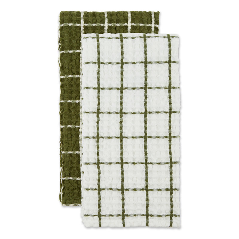 Linge à vaisselle gaufré surdimensionné Windowpane, ISE