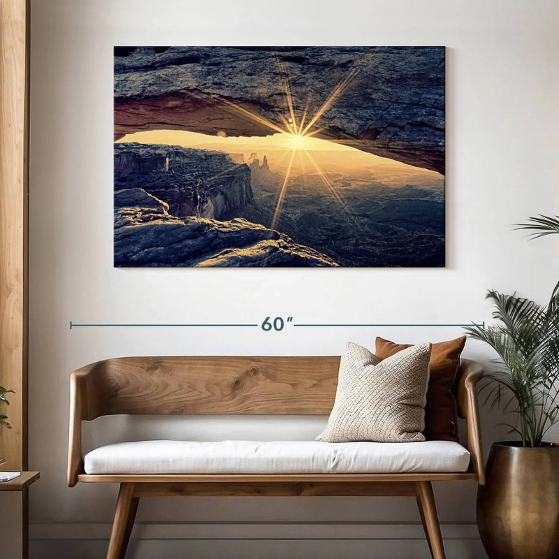 Lever de soleil d'Alvord à Mesa Arch, H 32 po x l 48 po