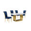 Kernisha Marble Top Pedestal Dining Set-1090838279-1090972457-1090972466