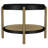 Benson Black Round End Table