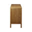 Armoire d'appoint 2 portes avec tablettes réglables - Idéal pour les tablettes d'organisation à la maison, aspect contemporain, 47,5 po de long, espace de rangement spacieux, matériau en bois massif, café foncé, fini