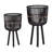 Includes plant rack flower pots-4821659-4821658