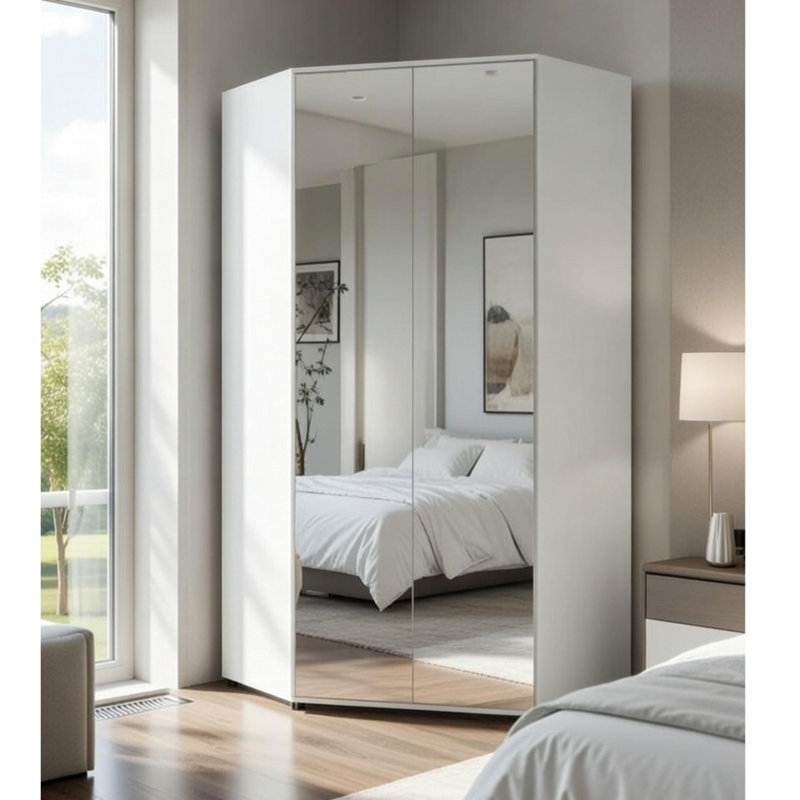 Robbinsen 2 Door Manufactured Wood Wardrobe