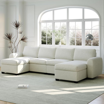 Canapé modulaire rembourré 6 pièces Jamyson