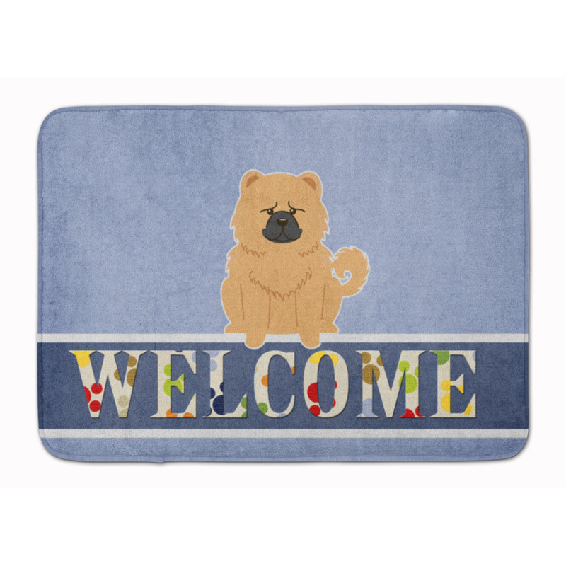 Tapis de bain Chow, Crème