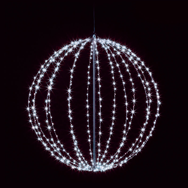 Metal and Plastic Wall Mounted and Hanging Decoration, Clear White