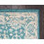 Tapis turquoise / gris Kalf-31820948