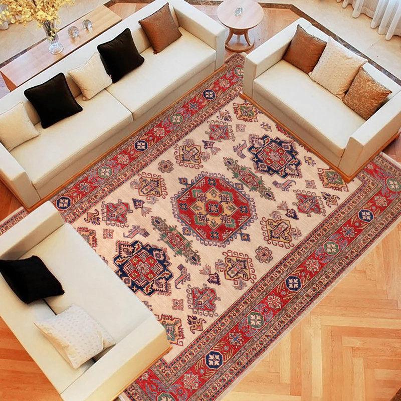 Tribal Kelson Tania Ivory/Red Wool Rug - 8'9'' X 11'8''