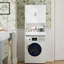 Armoire de rangement au-dessus de la toilette