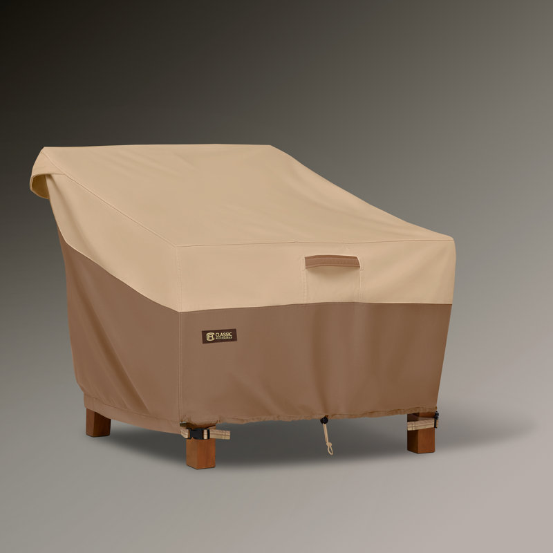 Housse pour chaise de patio Veranda Best, H 32 po x l 38 po x P 35 po, Brun / beige