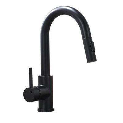Topcraft  Single Handle Single Hole Pull Down Kitchen Sink Faucet