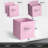 Sorbus 13-inch Storage Bins - Collapsible Fabric Storage Cubes with Handles, 12 Pack - Pastel Combo-378596867-378596869
