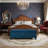 Modern Tufted Storage Bench,48" Faux Leather PU Ottoman with Lift-Top for Bedroom,Living Room,Entryway-1561845475