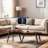 Wood Nesting Coffee Table Set of 2,Sofa Table With Variable Shape Combinations For Living Room, Lounge Area, or Office.-564787179