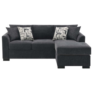 Modern Sleeper Sectional Sofa with Chaise Lounge