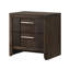 Table de chevet contemporaine à 2 tiroirs 1Pc