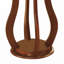 Table d'appoint ronde avec plateau en faux marbre