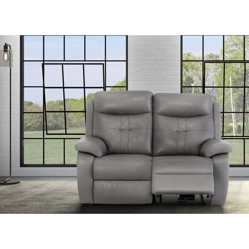 Dmario 2 Seater Electric Reclining Sofa, Grey