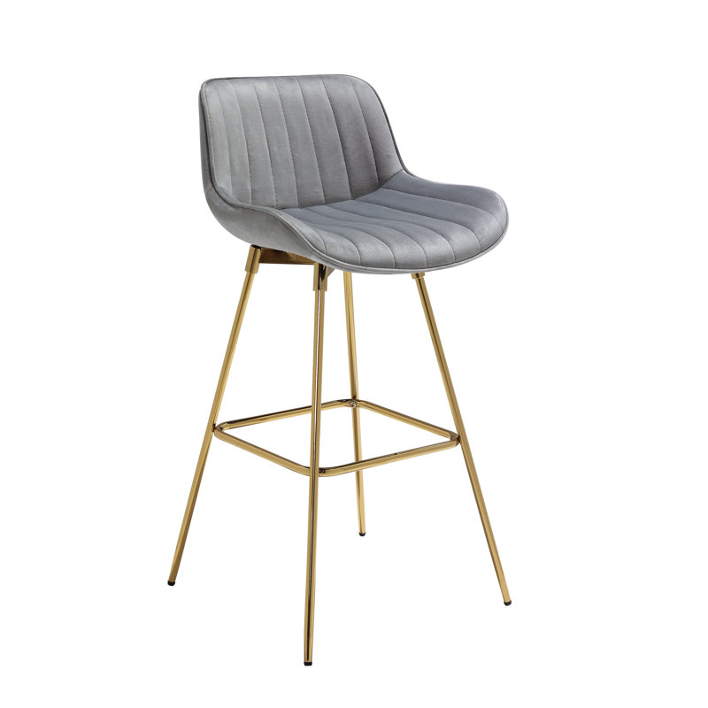 Neuhaus 73.5Cm Swivel Bar Stool, Grey