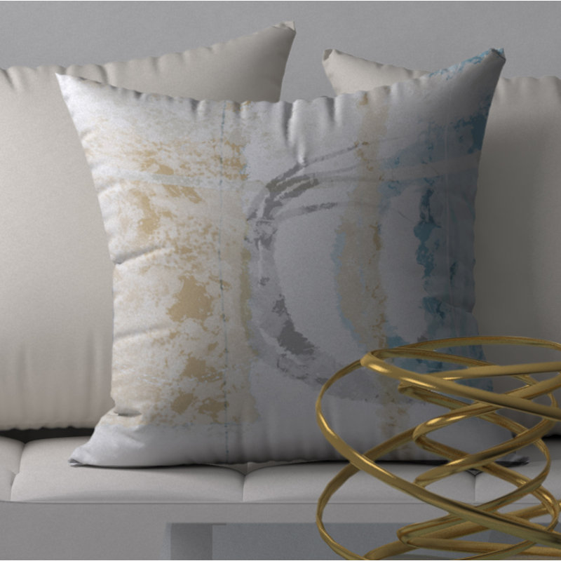 Reversible Throw Pillow, 24" x 24"