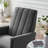 Kuhlmann Performance Velvet Rocking Chair In Light Grey-619724119